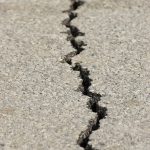 earthquake, fracture, asphalt