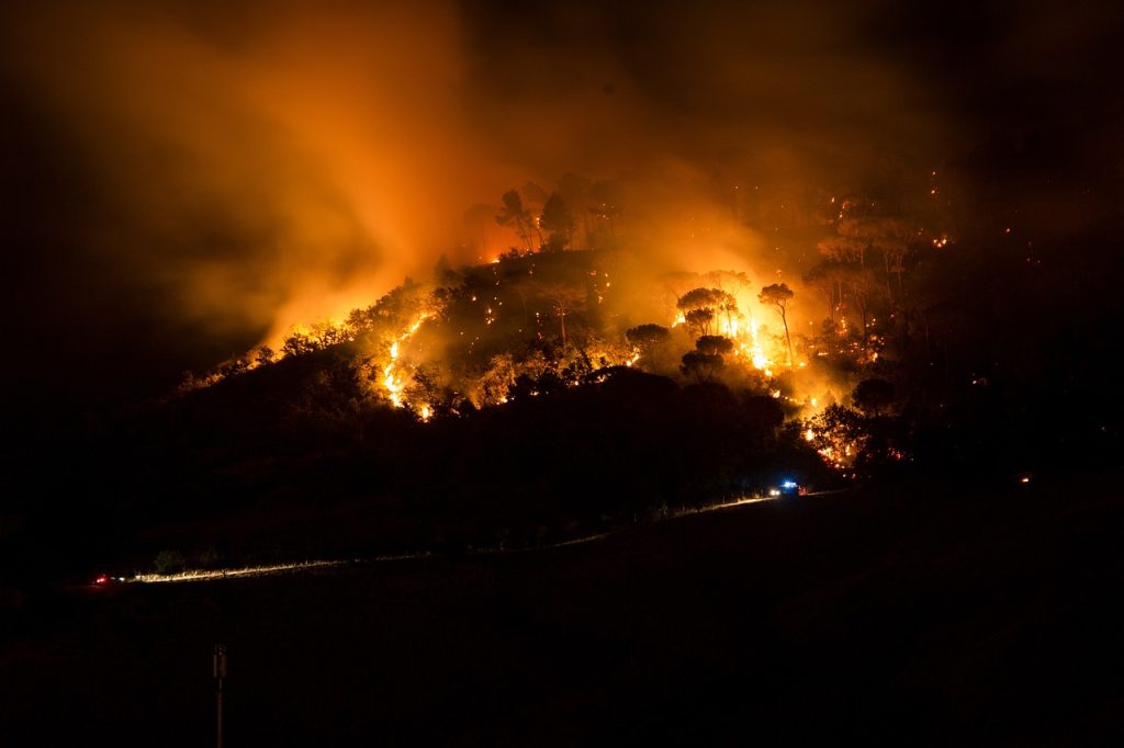 Los Angeles wildfire california