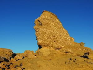sphinx bucegi mountain romania